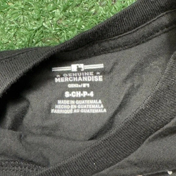 Colorado Rockies Girls Baseball Black with Purple &White Heart Design MLB Tshirt - Picture 2 of 4